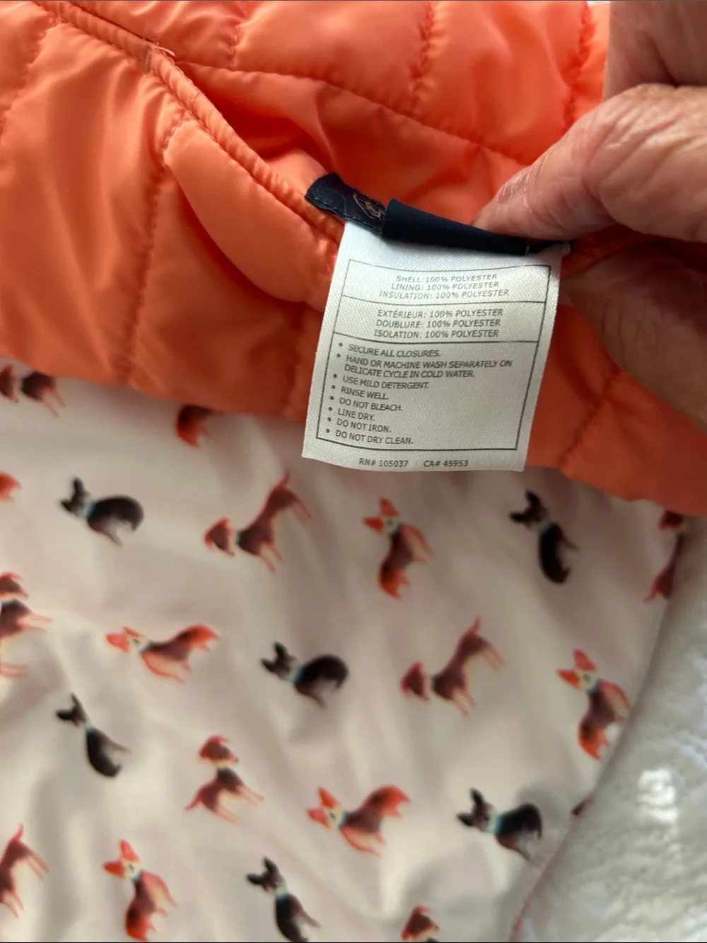 Ariat Girls' Coral Reversible Quilted Vest Size XL